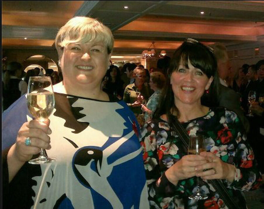 BBC Radio Shetland’s Eunice Henderson (left) and Jane Moncrieff earned plaudits for their programme (courtesy BBC Radio Shetland)