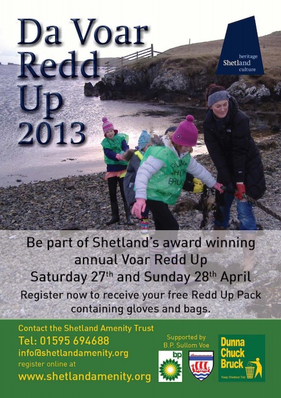 This year’s poster for the Redd-Up. (Courtesy Shetland Amenity Trust)
