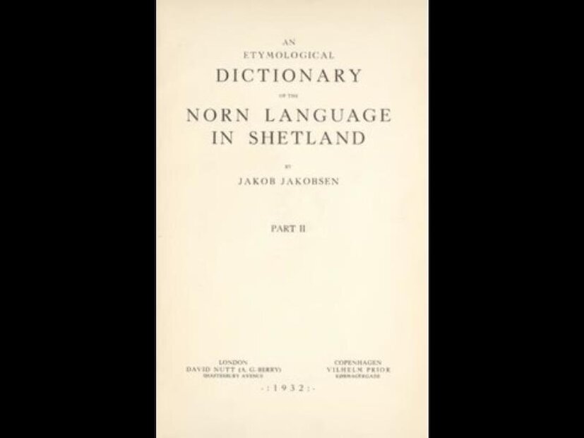 Jakobsen's dictionary
