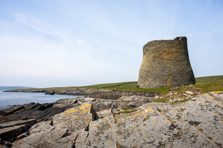 Mousa Broch, an Iron Age fort on the island of Mousa