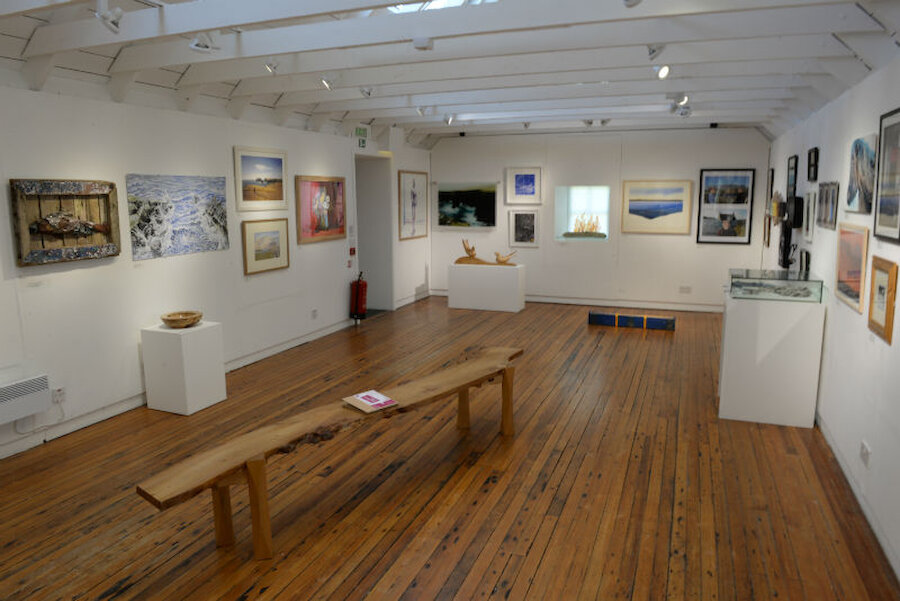 An exhibition at the Bonhoga Gallery in Weisdale Mill (Courtesy Alastair Hamilton)