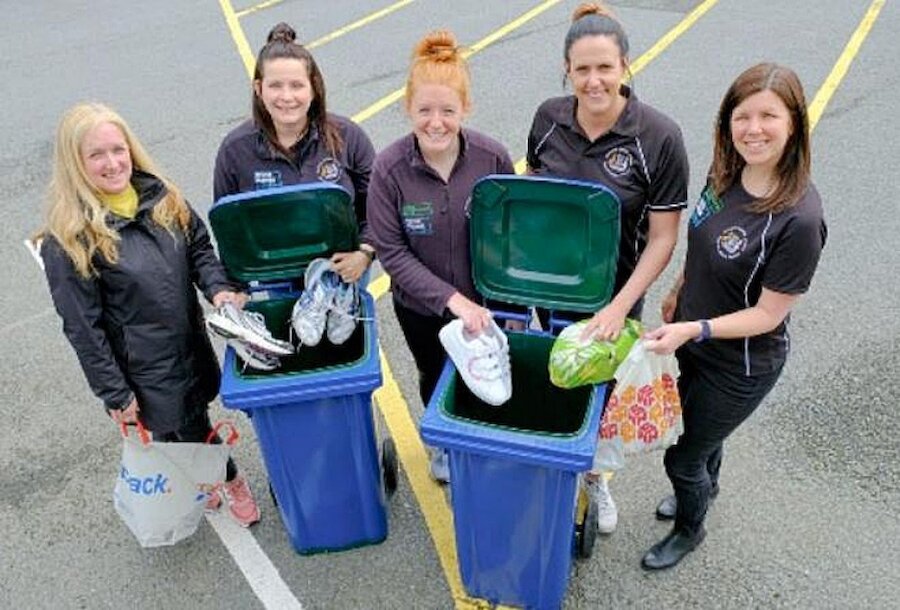 A scheme has bee set up to recycle sports equipment (Courtesy Shetland Islands Council)