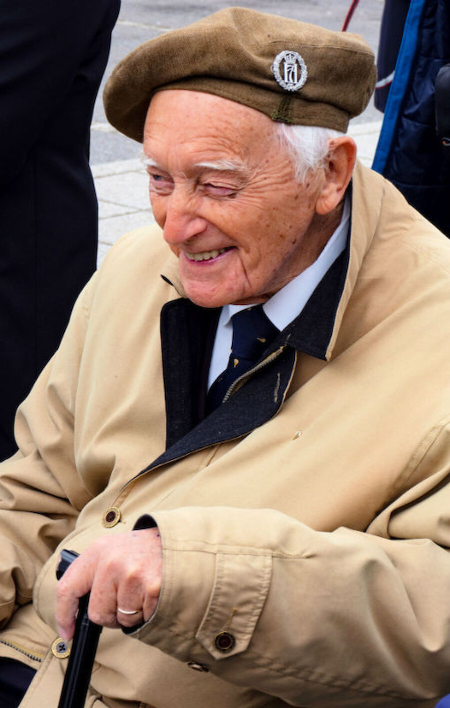 War veteran August Rathke, now 92, was one of those making the journey to Shetland (Courtesy Davy Cooper)