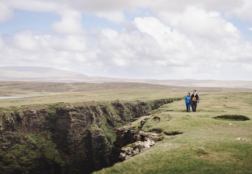 Walk through millions of years of history in Shetland