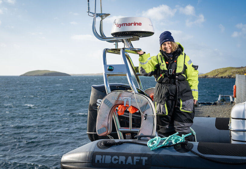 Whales, lifeboats and a spectacular commute - Emily's life in Shetland