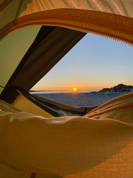34 - Wild camp near the sea (following the Outdoor Access Code)