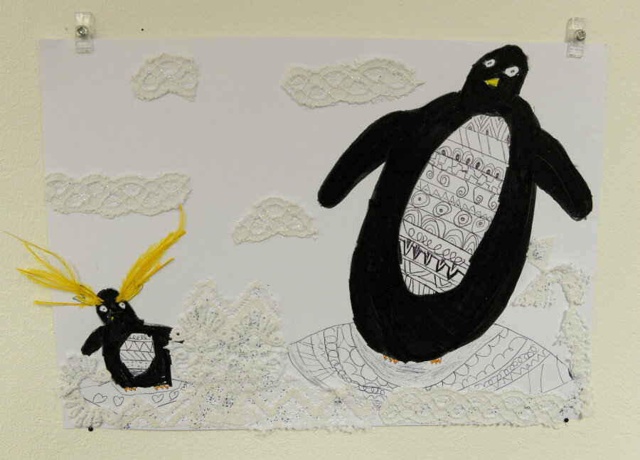 Brook Robertson's 'Penguins' won her an award in the bairns category.