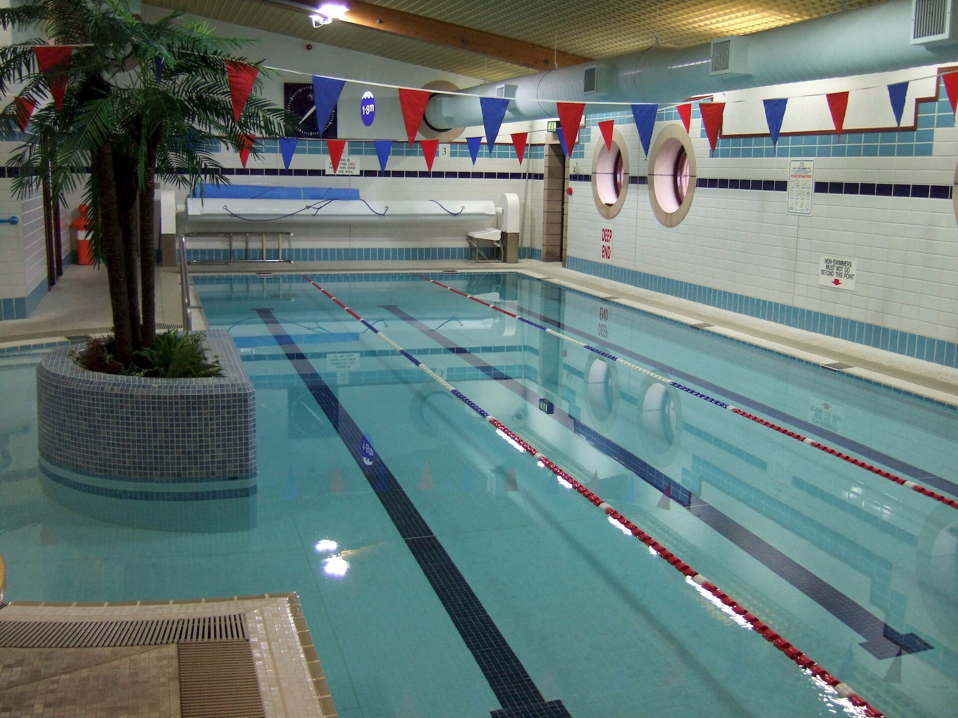 The swimming pool in the Whalsay Leisure Centre (Courtesy Shetland Recreational Trust)