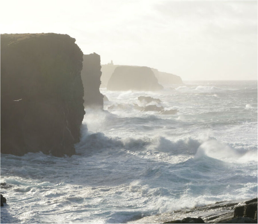 The cliffs at Eshaness, one of many spectacular sights in Geopark Shetland (Courtesy Alastair Hamilton)