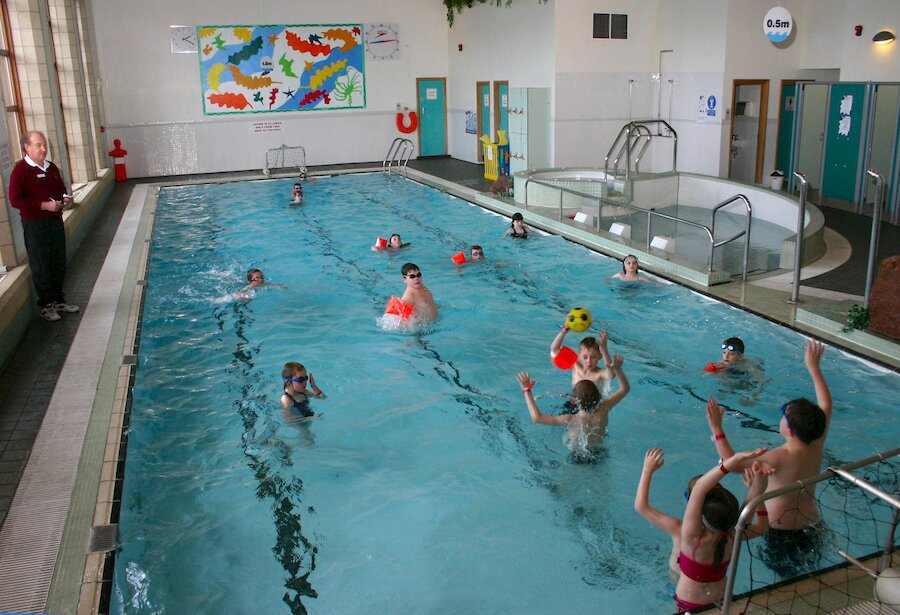 The swimming pool in Aith Leisure Centre (Courtesy Shetland Recreational Trust)
