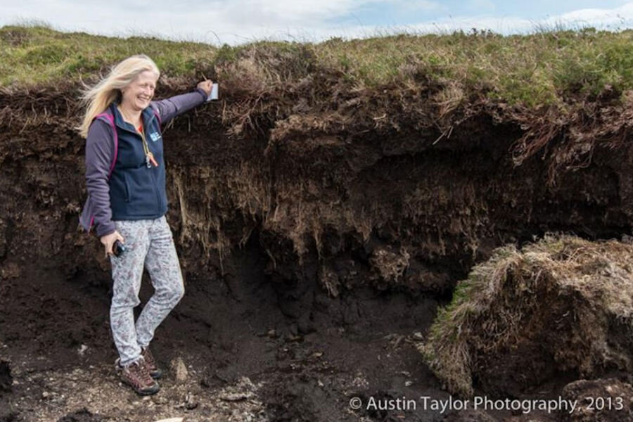 Sue White, pictured, is very pleased with the results of the project (Courtesy Shetland Amenity Trust/Austin Taylor Photography)