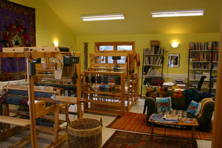 GlobalYell’s weaving room will see the introduction of new equipment thanks to the grant. (Courtesy Andy Ross)