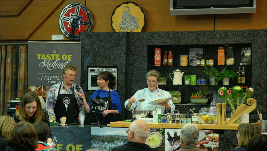 The Food Theatre was popular throughout the Food Fair.