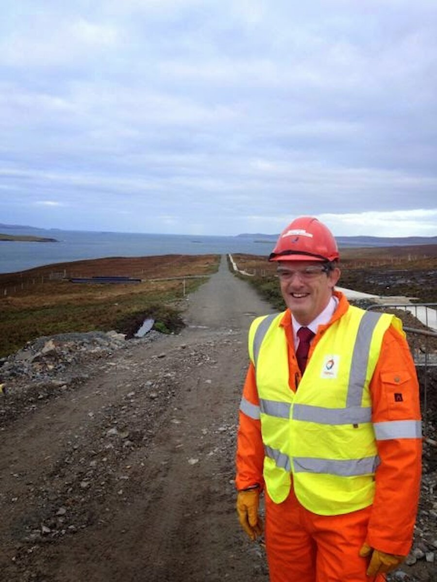 Dave Wink, Shetland Gas Plant Manager, Total.