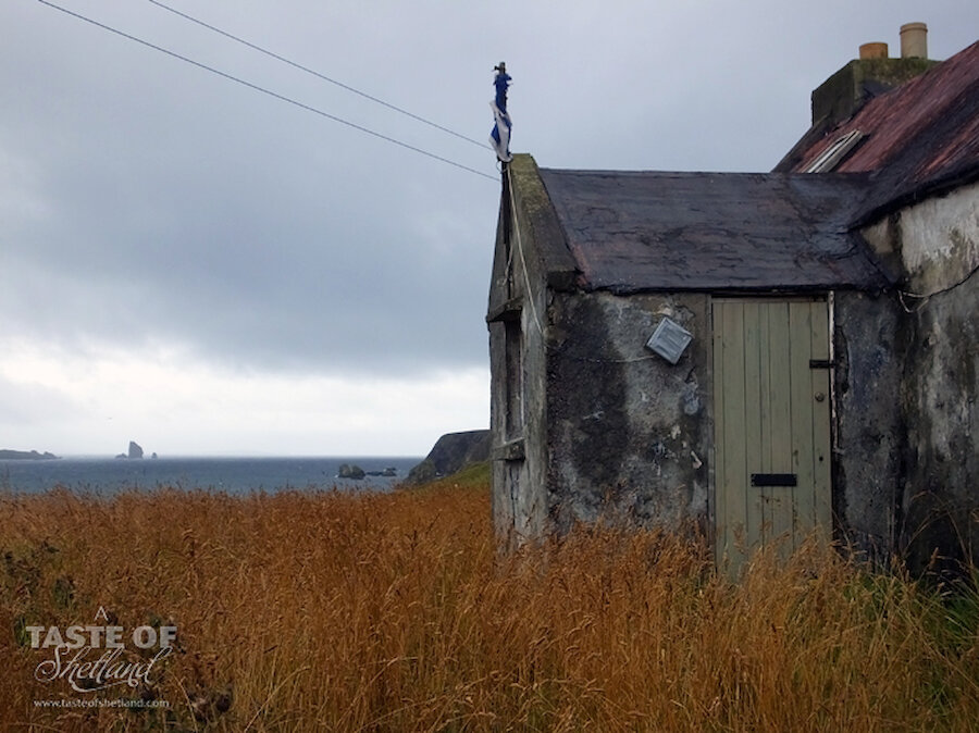 The house of recluse 'Magnus Bain' in Shetland: Raven Black (Series 2)
