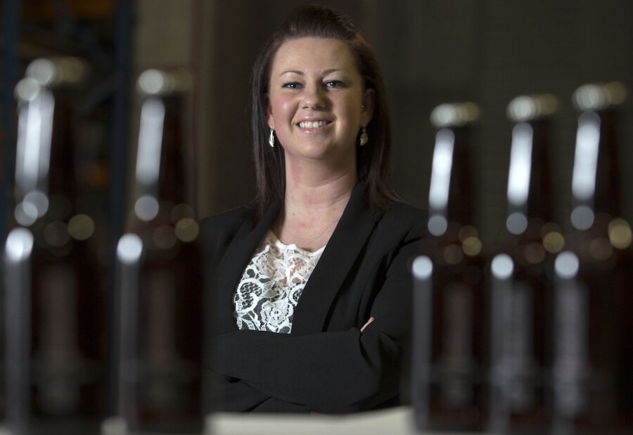 Alison Graham is delighted with the Lerwick Brewery's nomination.