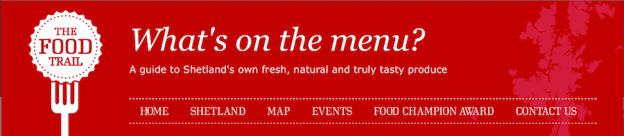 The Food Trail website banner
