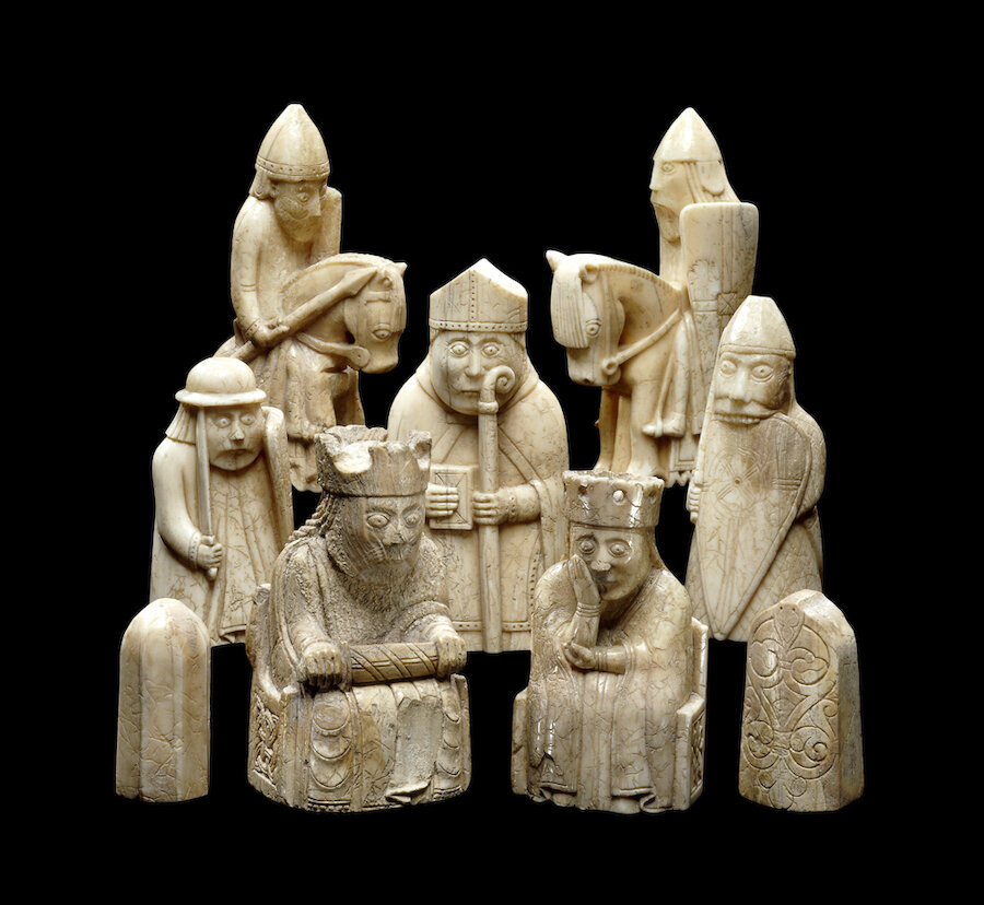 Lewis Chessmen. © The Trustees of the British Museum