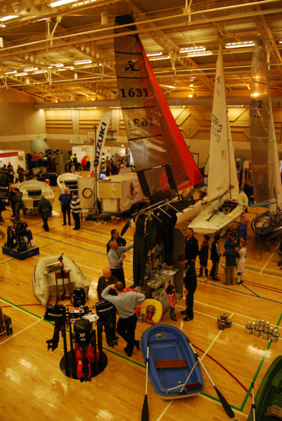 The Shetland Boat Show featured some older boats but also included a variety of modern craft.