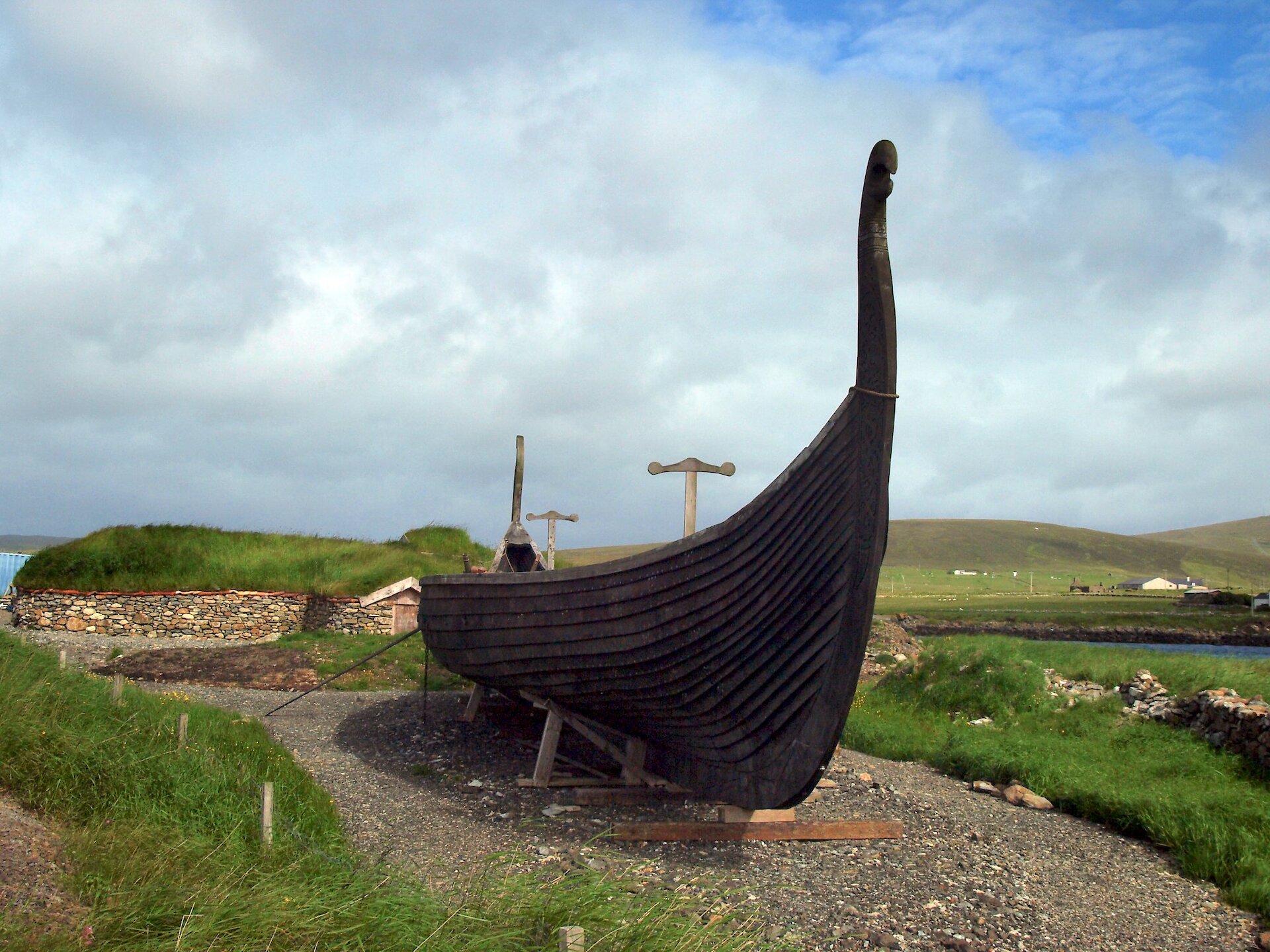 Viking Unst longship