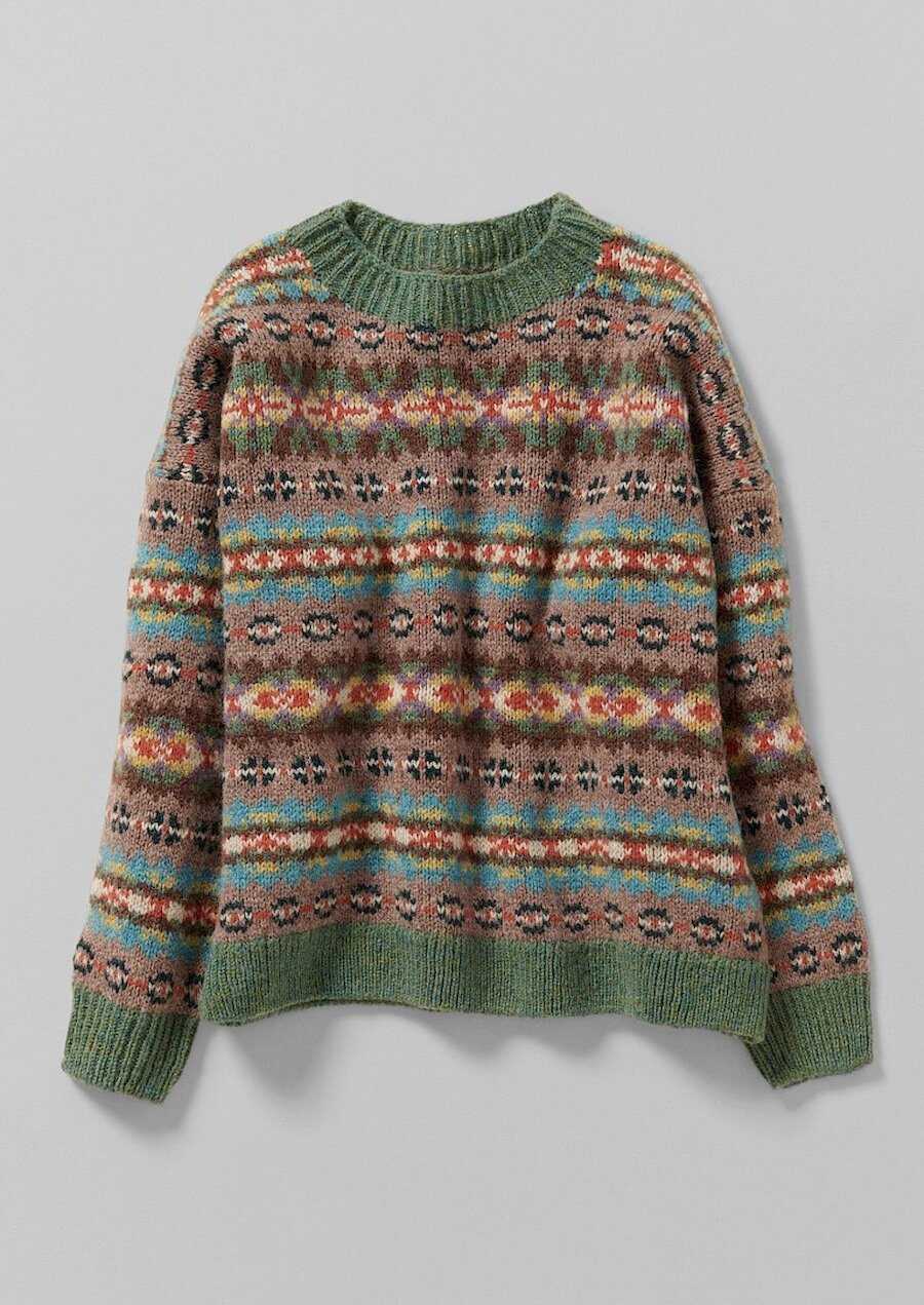The new jumper from Toast (Courtesy and © Toast and Shetland Museum and Archives)