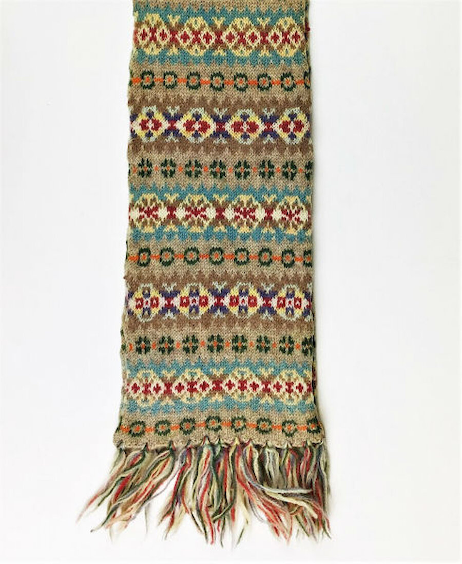 The scarf that inspited the Toast design (Courtesy and © Shetland Museum and Archives)