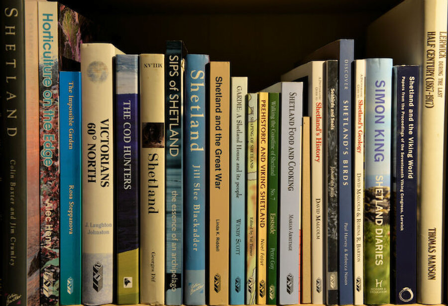 Shetland's bookshelf is extensive | Alastair Hamilton