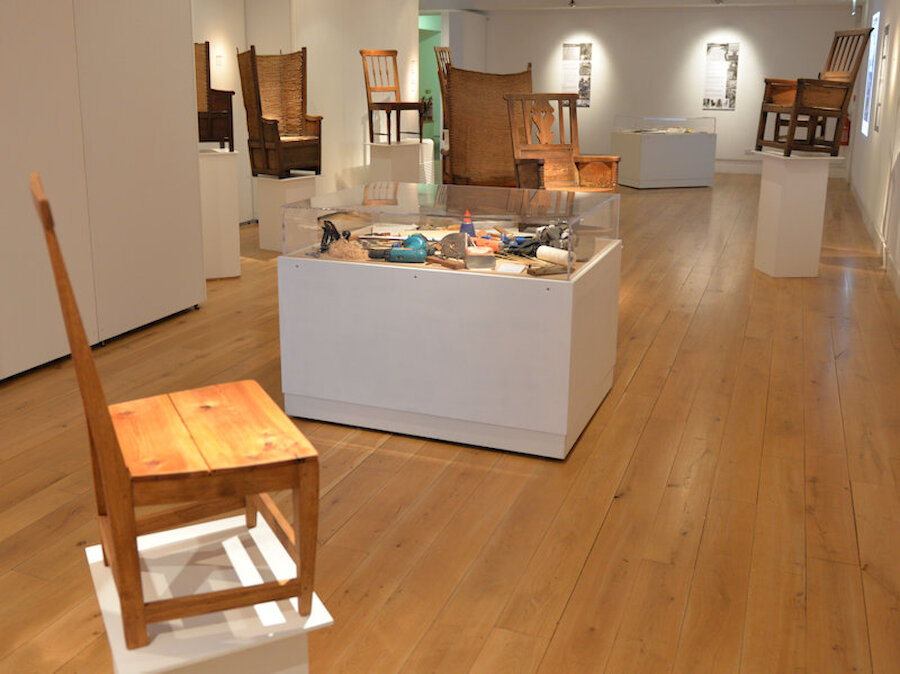 The exhibition of Fair Isle chairs can be seen at Shetland Museum's Da Gadderie until the end of February.