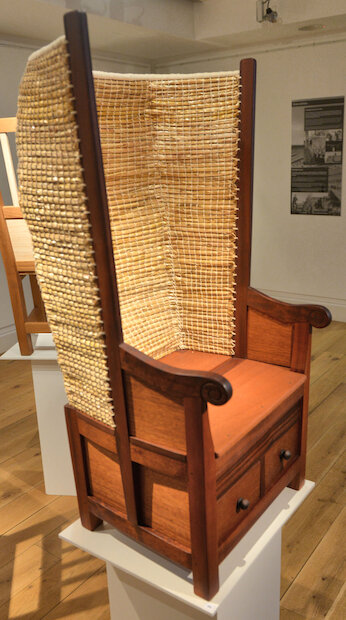 Eve Eunson's strawback chair. | Alastair Hamilton