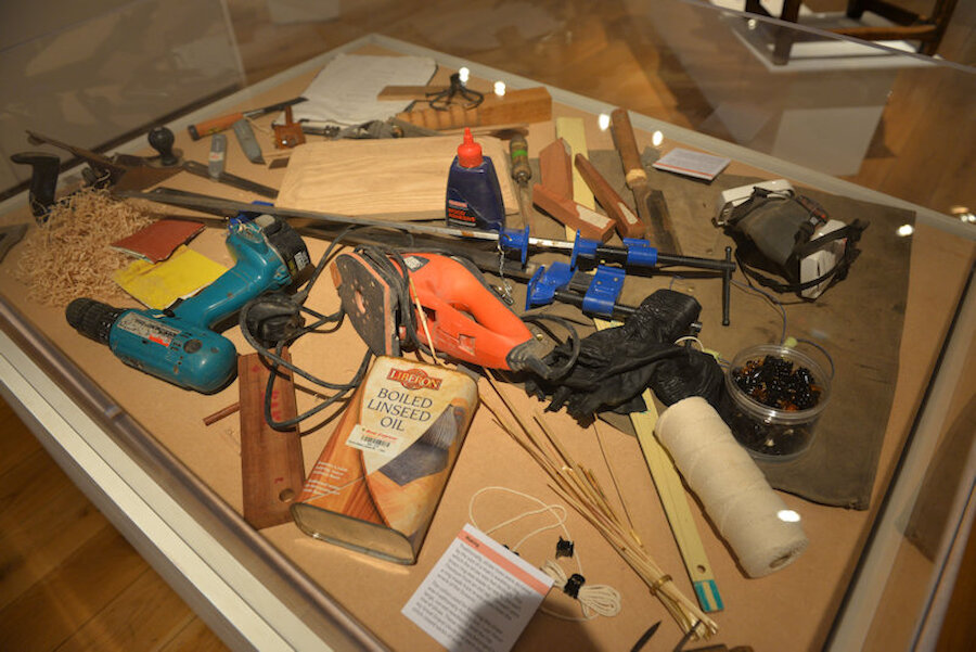 A selection of tools used in constructing Eve's chairs. | Alastair Hamilton