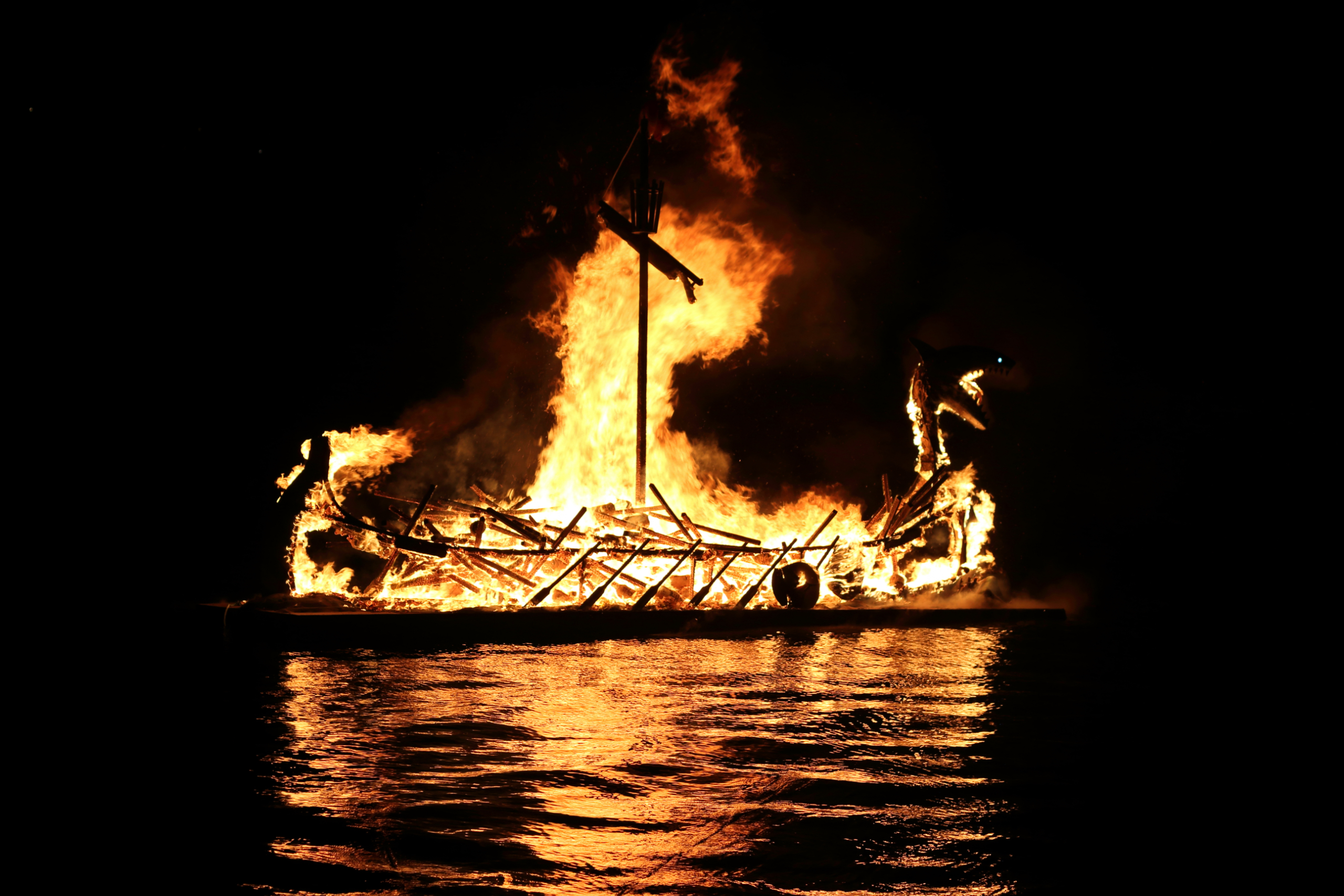 The burning galley is a symbol of Up Helly Aa