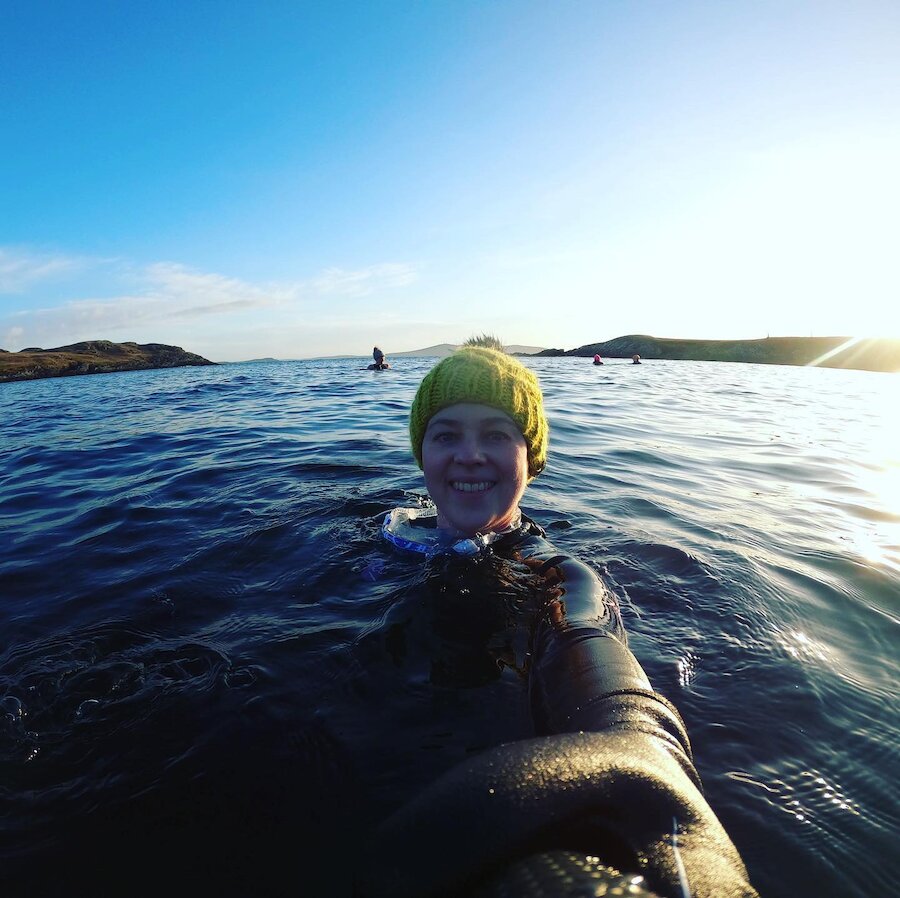 Local Shetland swimmer Rhiann Colvin
