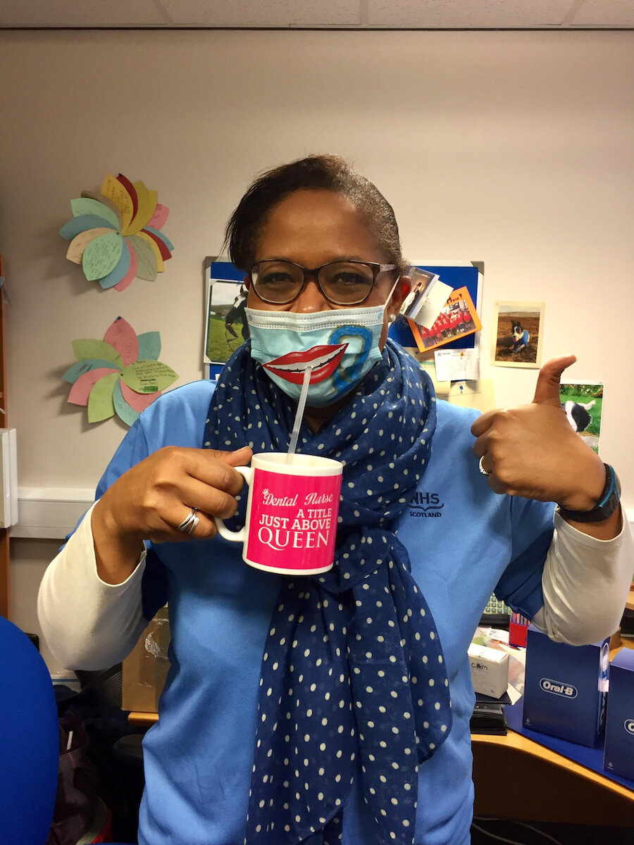 Shetland-based dental nurse Angela Hopwood