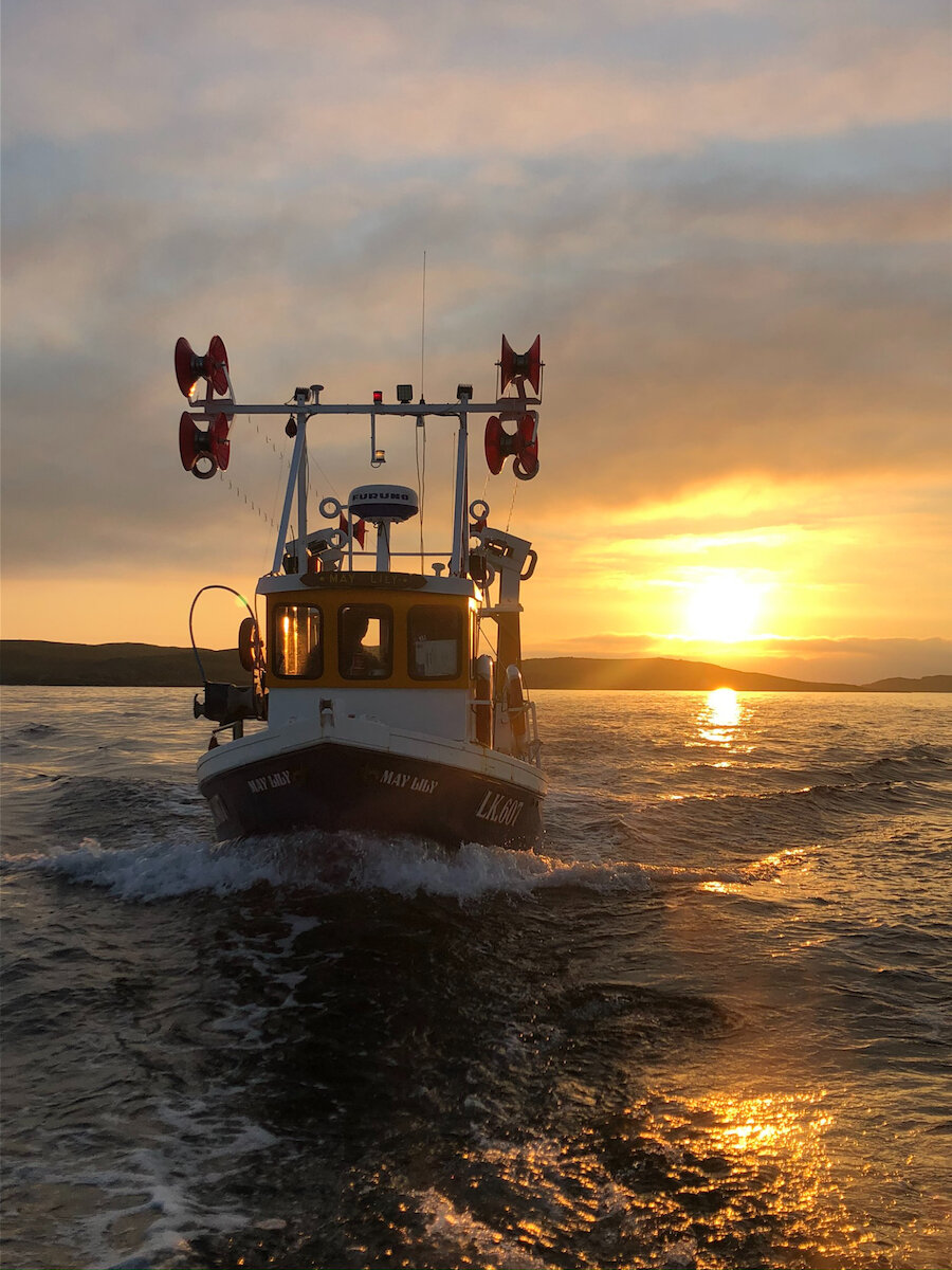 In Shetland in June the sun barely dips below the horizon before it rises again