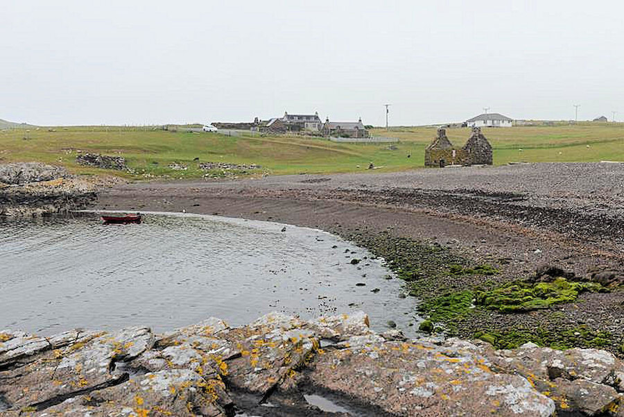 Another view of the former Stenness fishing station. | Alastair Hamilton