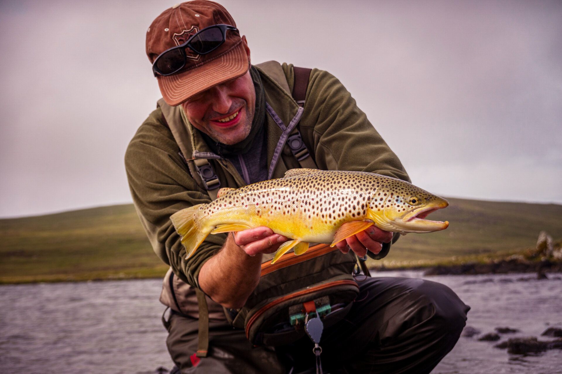 Many of Shetland's lochs are teeming with beautiful fish.