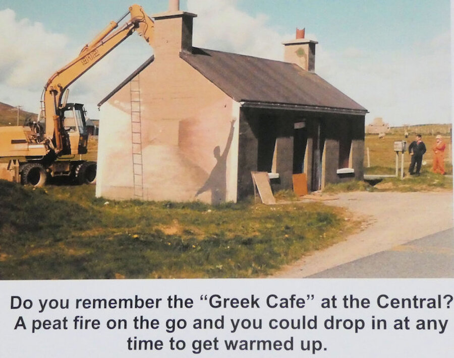 This building was home to a pop-up Greek cafe. | Sandwick Community Development