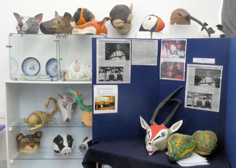 Dozens of animal heads were made for the performance. | Sandwick Community Development/Alastair Hamilton