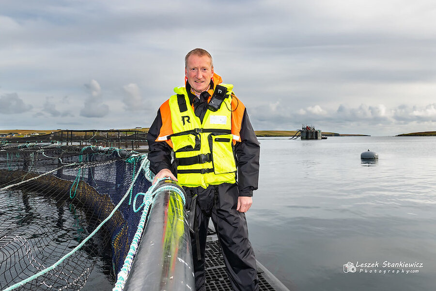 Salmon Scotland chief executive Tavish Scott is focused on sustainability.