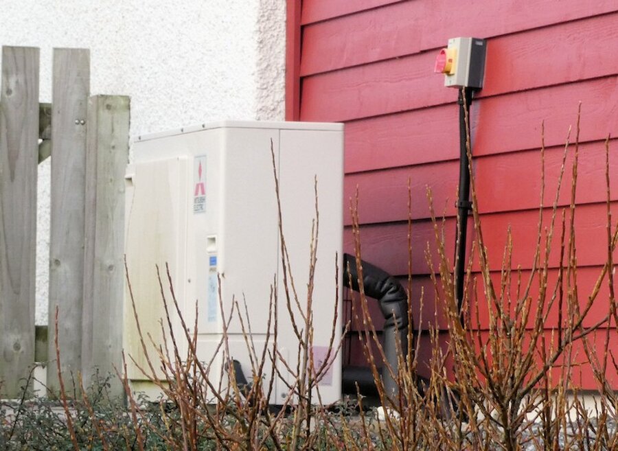 Air source heat pumps are an increasingly common sight. | Alastair Hamilton