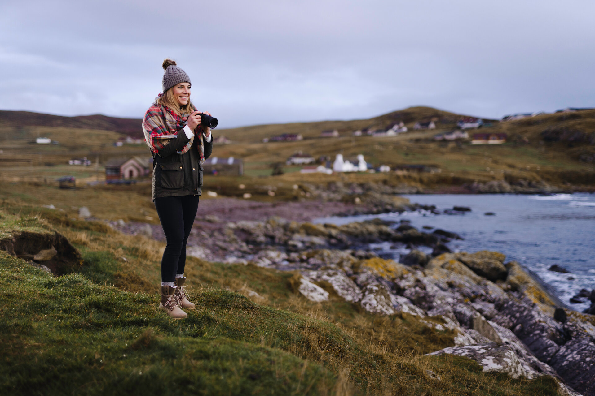Katie was smitten with the wildlife and coastlines of Shetland