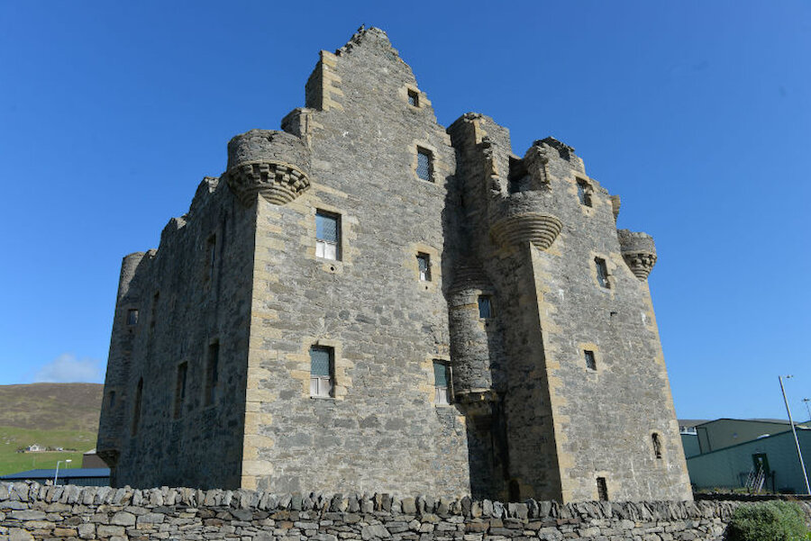 The west side of Scalloway Castle (Courtesy Alastair Hamilton)