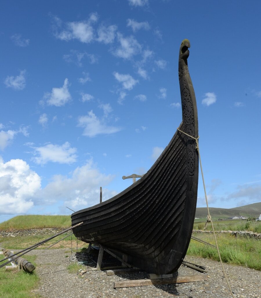 Vikings arrived in ships like these. | Alastair Hamilton