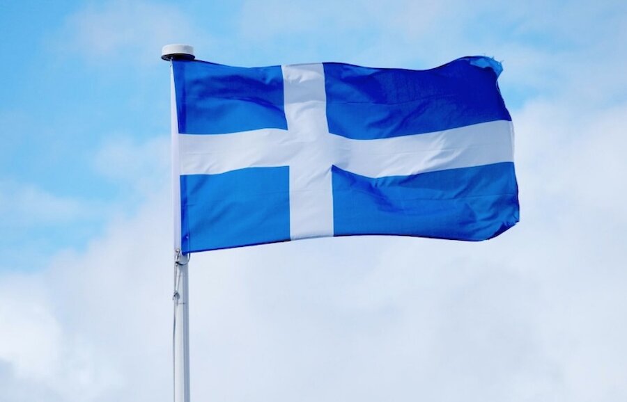 Shetland's flag. | Alastair Hamilton