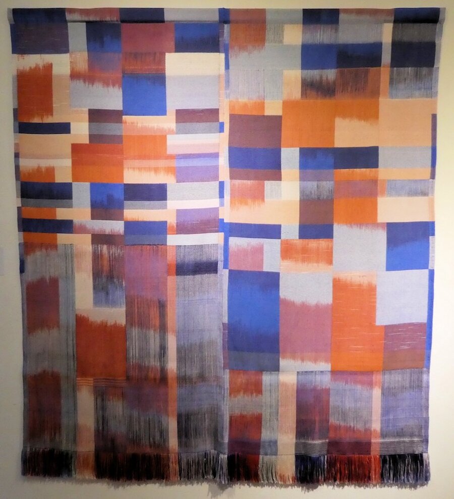 Rich colours from natural dyes feature in this piece from Meghan Spielman. | Alastair Hamilton