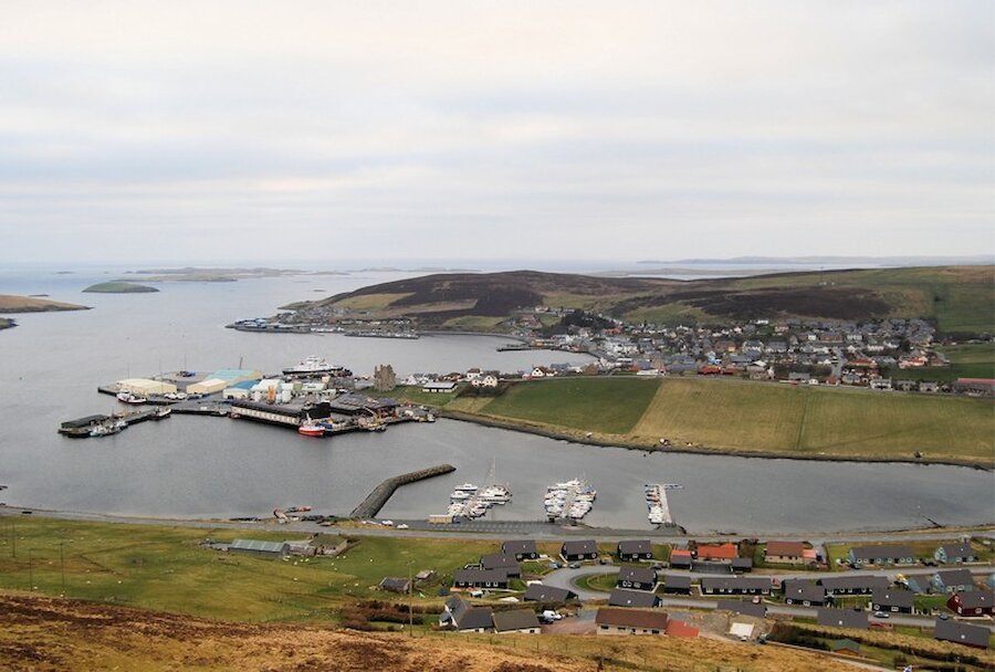 One of the best views of Scalloway is from the Scord. | Alastair Hamilton