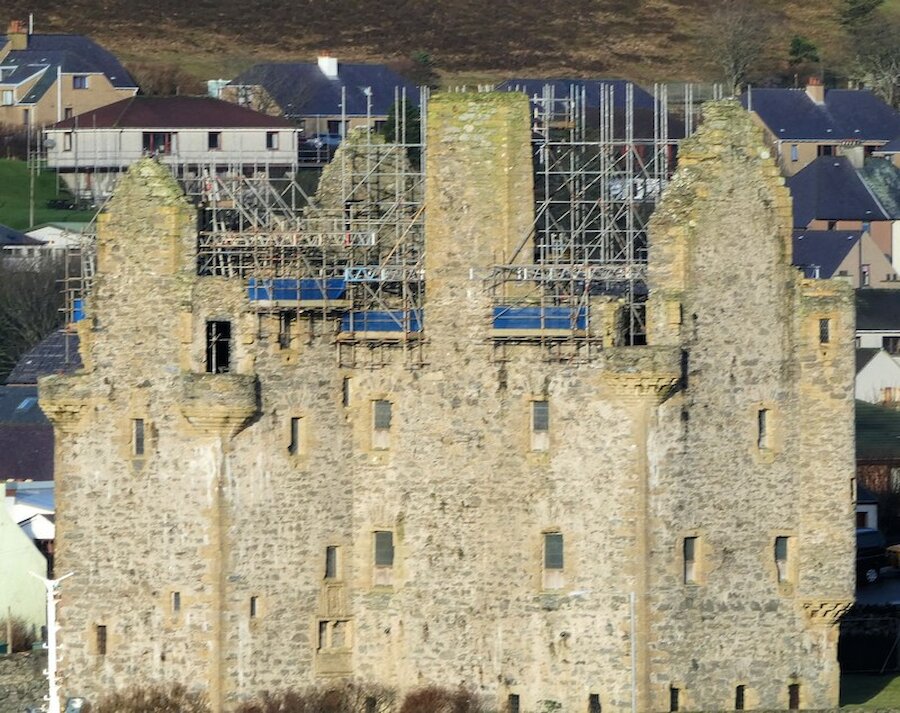 Historic Environment Scotland is undertaking work on Scalloway Castle | Alastair Hamilton