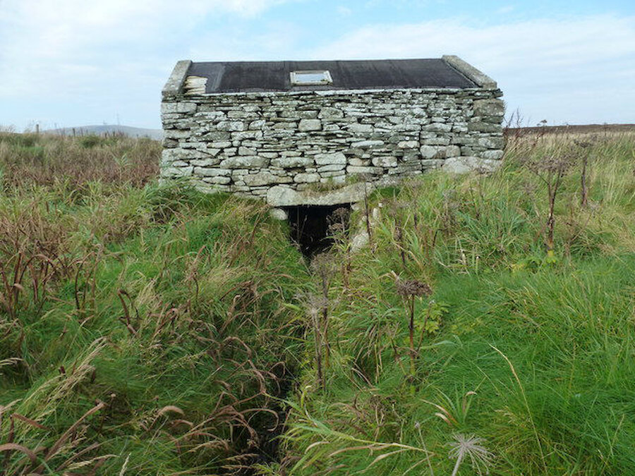 An old horizontal watermill at Troswick (Courtesy and copyright of Derek Mayes, Creative Commons Licence 2631792 9b67bcaa)