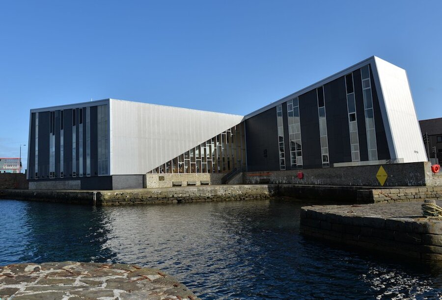 Mareel, Shetland's arts centre, features two cinemas, a concert hall, a cafe, gallery and shop.. | Alastair Hamilton