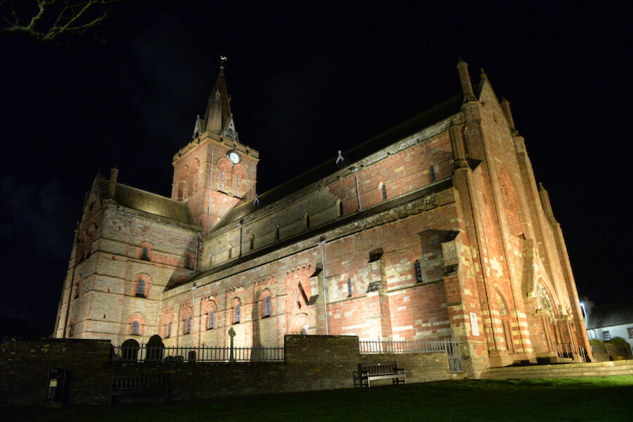 It's possible to include Orkney in a trip: this is the beautiful St Magnus Cathedral in Kirkwall | Alastair Hamilton